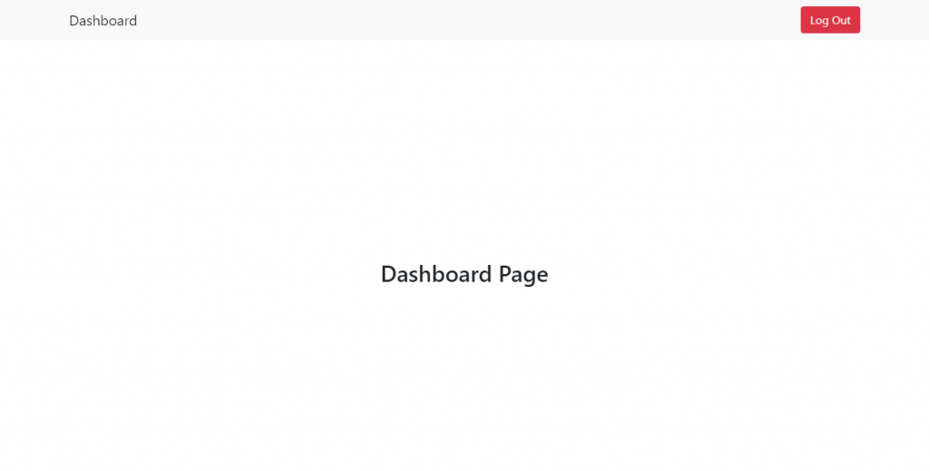 dashboard page